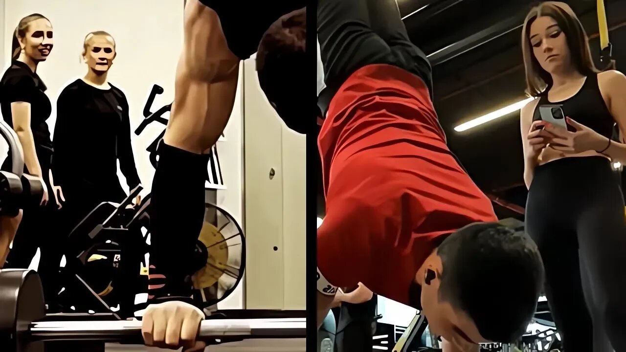 đŸ”¥Scaring People in The Gym With Calisthenics #107