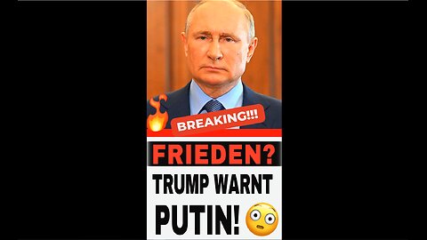 Ultimatum oder Frieden? Trump provoziert, Putin verhandelt! 😳🔥