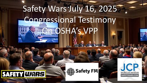 Safety Wars Live 7-15-2025 Congressional Testimony on VPP2