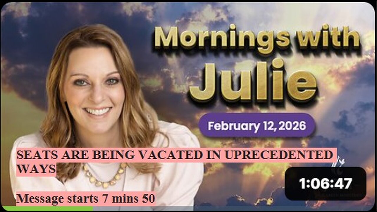 Julie Green subs SEATS ARE BEING VACATED IN UPRECEDENTED WAYS