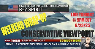 IT'S TIME FOR THE WEEKEND WRAP-UP LIVE TONIGHT @ 9PM EST. ON THE CONSERVATIVE VIEWPOINT!!