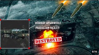 WARNING TO THE WEST! Russian missiles destroyed the German-funded Ukrainian Sapsan missile production facility