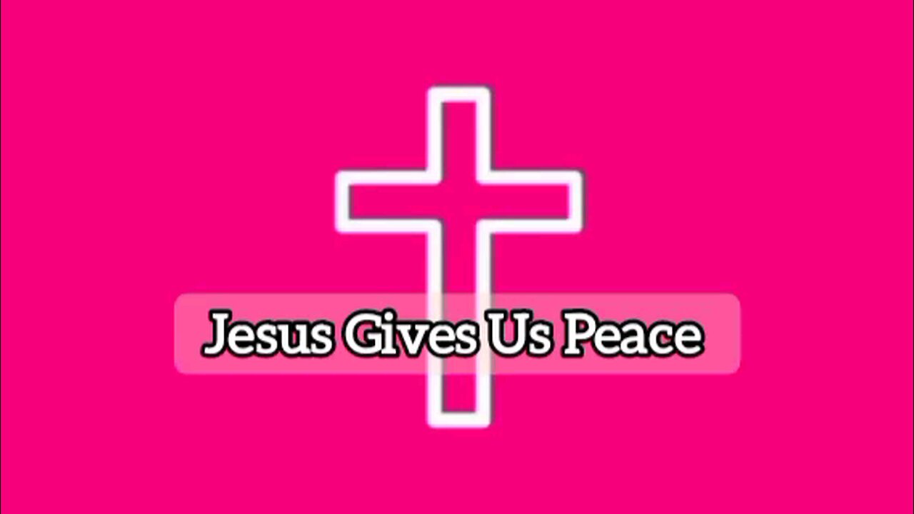 Jesus Gives Us Peace: John 14:27 - Bible Verse - Bible Quote - Gospel Message - God's Word
