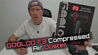 GOOLOO F3 Compressed Air Duster Review and Unboxing | Powerful 150000 RPM Electric Air Blower