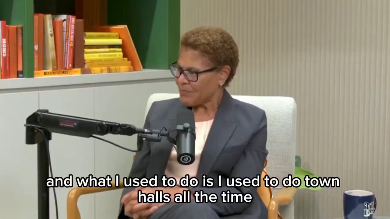 Mayor Bass says she doesn’t do townhalls because of the nature of public discourse.