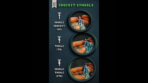 CRJCHET SYMBOLS chart | part 2
