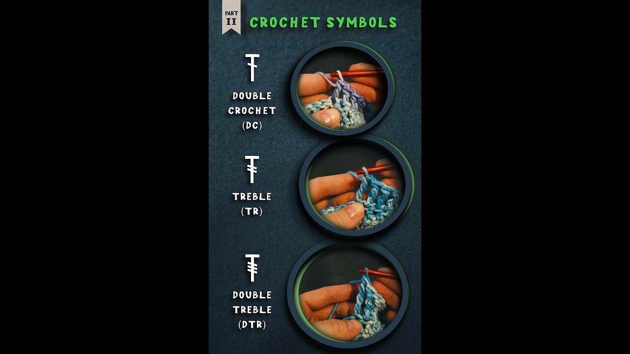 CRJCHET SYMBOLS chart | part 2