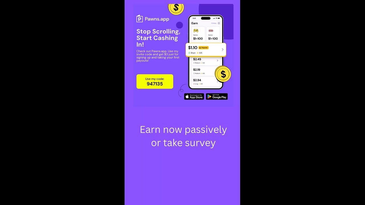 Earn now passively with pawn app