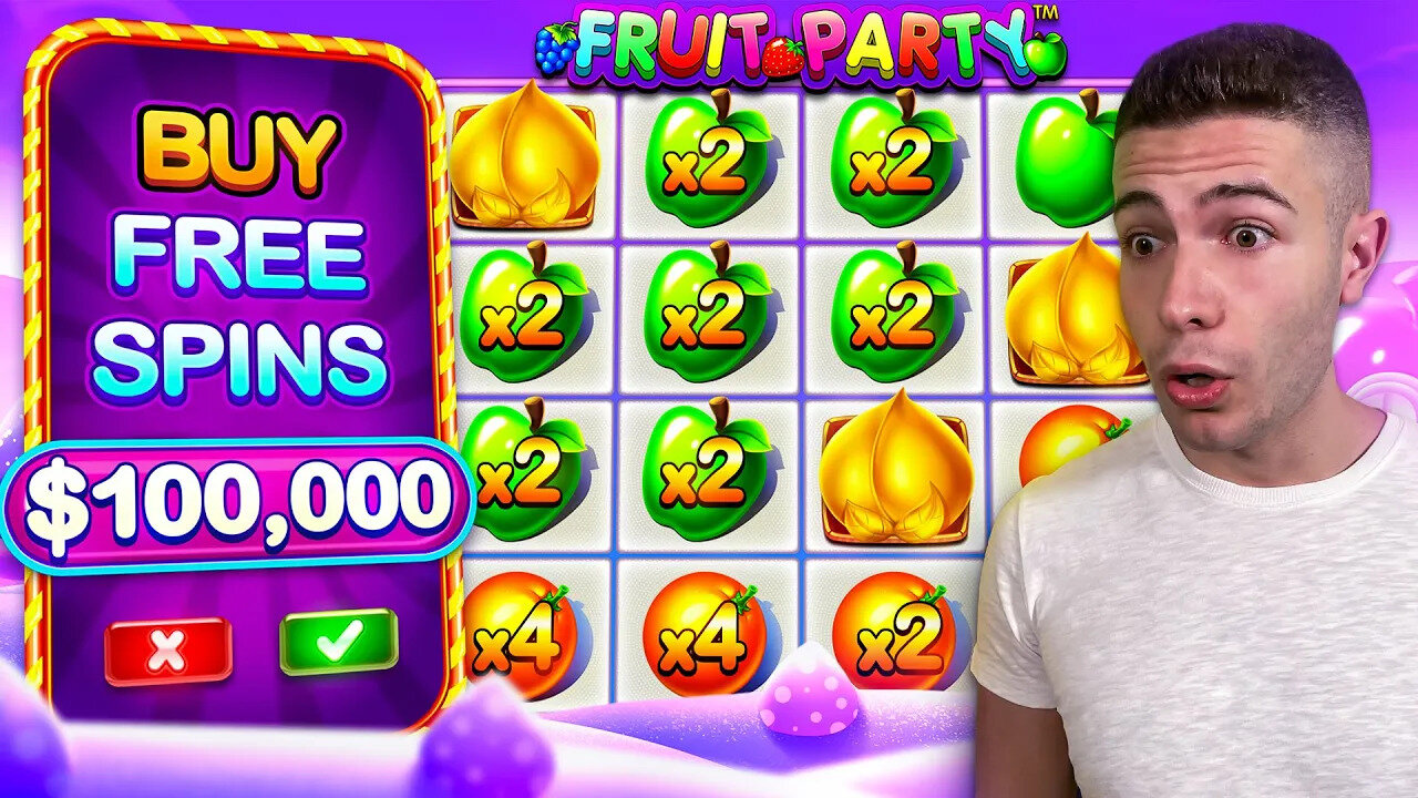 HIGHROLL SESSION ON FRUIT PARTY 🍓 $100,000 BONUS BUY