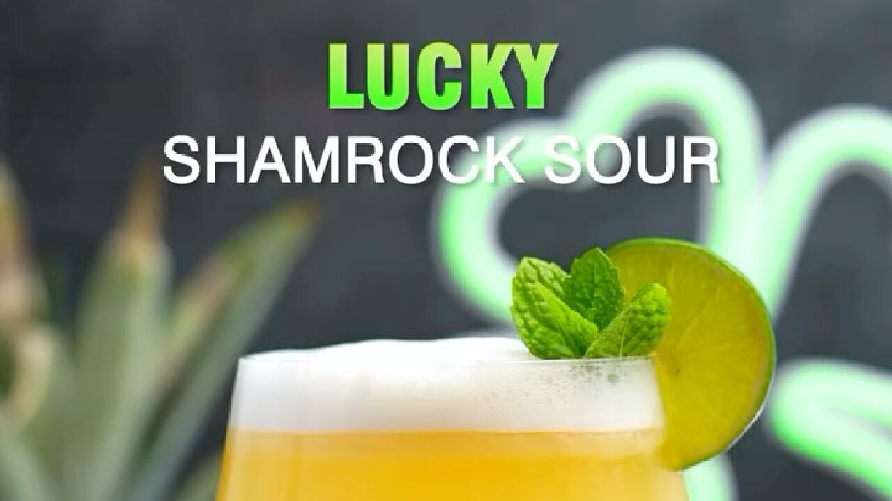 COCKTAIL LUCKY SHAMROCK SOUR