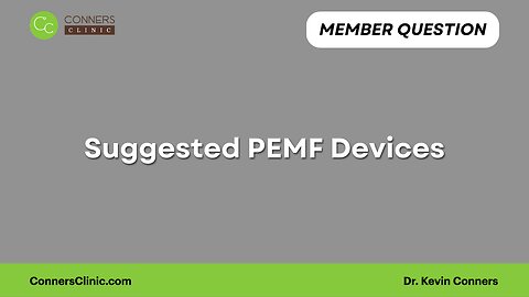 Suggested PEMF Devices