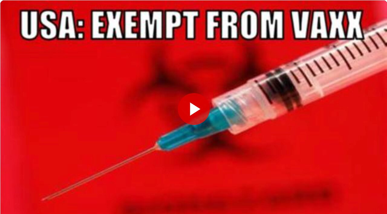 The groups that have been exempted from getting the vaccine: THIS WILL ASTOUND YOU