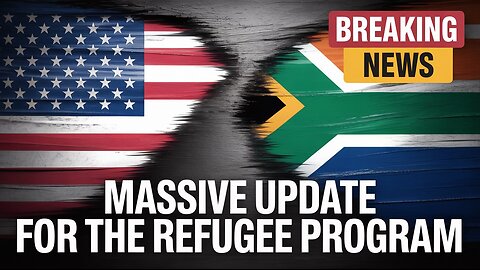 Breaking News: Massive Update For The Refugee Program #amerikaners #refugee #trump