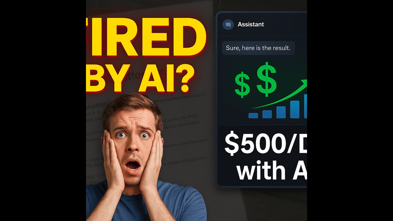 I Got Replaced by AI in 5 Minutes… Then Made $500/Day Using This Tool