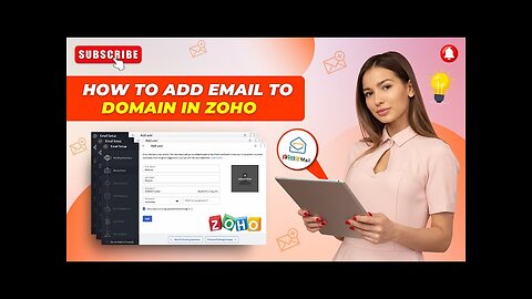 How to Add Email to Domain in Zoho?