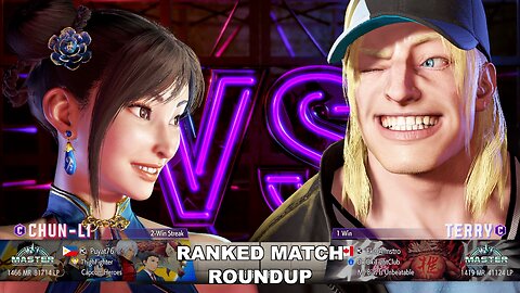 Kuya Kalbo SF6 Ranked Match Roundup. Chun Li Master Rank [Hori Fight Stick]