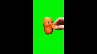 Niche Vegetables Eating Themselves | Green Screen #niche #aifruit #vegetables #ai #asmr #relax