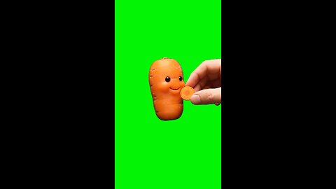 Niche Vegetables Eating Themselves | Green Screen #niche #aifruit #vegetables #ai #asmr #relax