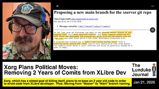 Xorg Plans Political Moves: Removing 2 Years of Commits from XLibre Dev