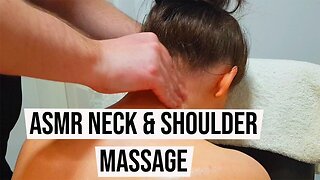 ASMR - Seated Neck, Shoulder and back massage