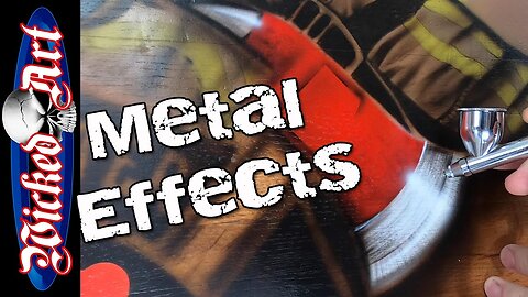Airbrushing Metal Effects