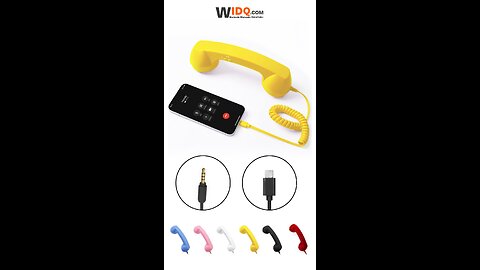 📞 Retro USB-C Handset — Old School Cool, New School Clear ☎️