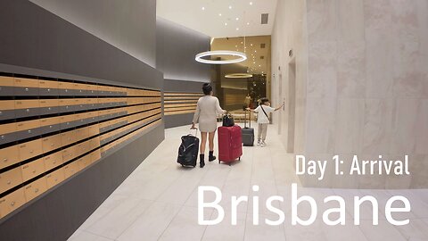 [Day1 - Brisbane] Our Big Family Trip Begins Today!