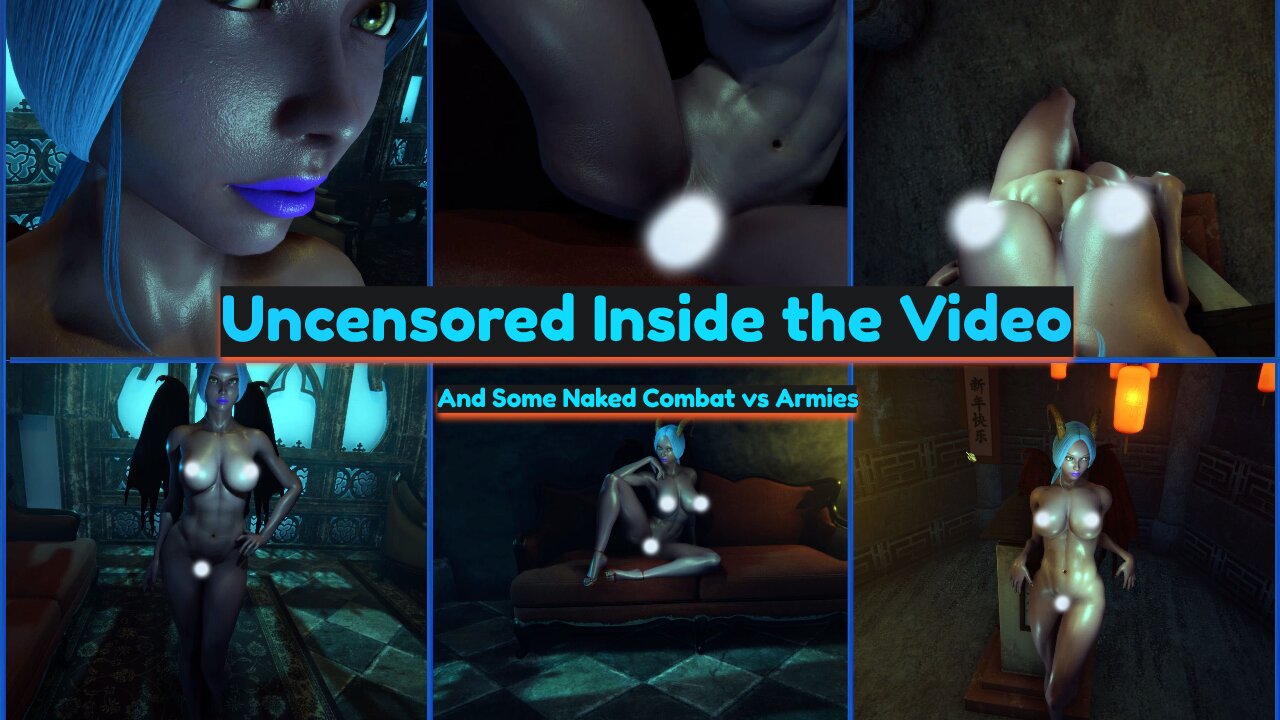 My Blue Succubus Full Nudity | She will Punish Them [Adult ArtPorn Game on Steam]