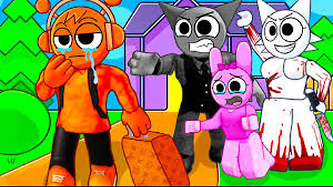 Sprunki Roblox - Oren Gets Kicked Out of the House by His EVIL Mother!