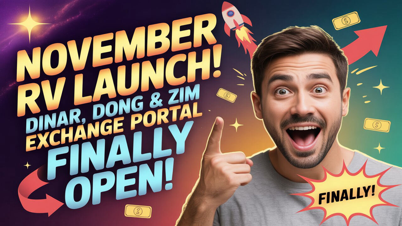 🌍 November RV Launch! Dinar, Dong & ZIM Exchange Portal Finally Open! 💵📊 💥 Iraqi Dinar News!