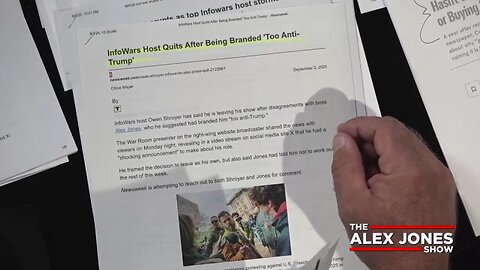 The 'Owen Shroyer Was Fired By Infowars Hoax Crashes & Burns!