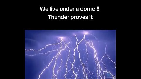 We live under a dome !! Thunder proves it