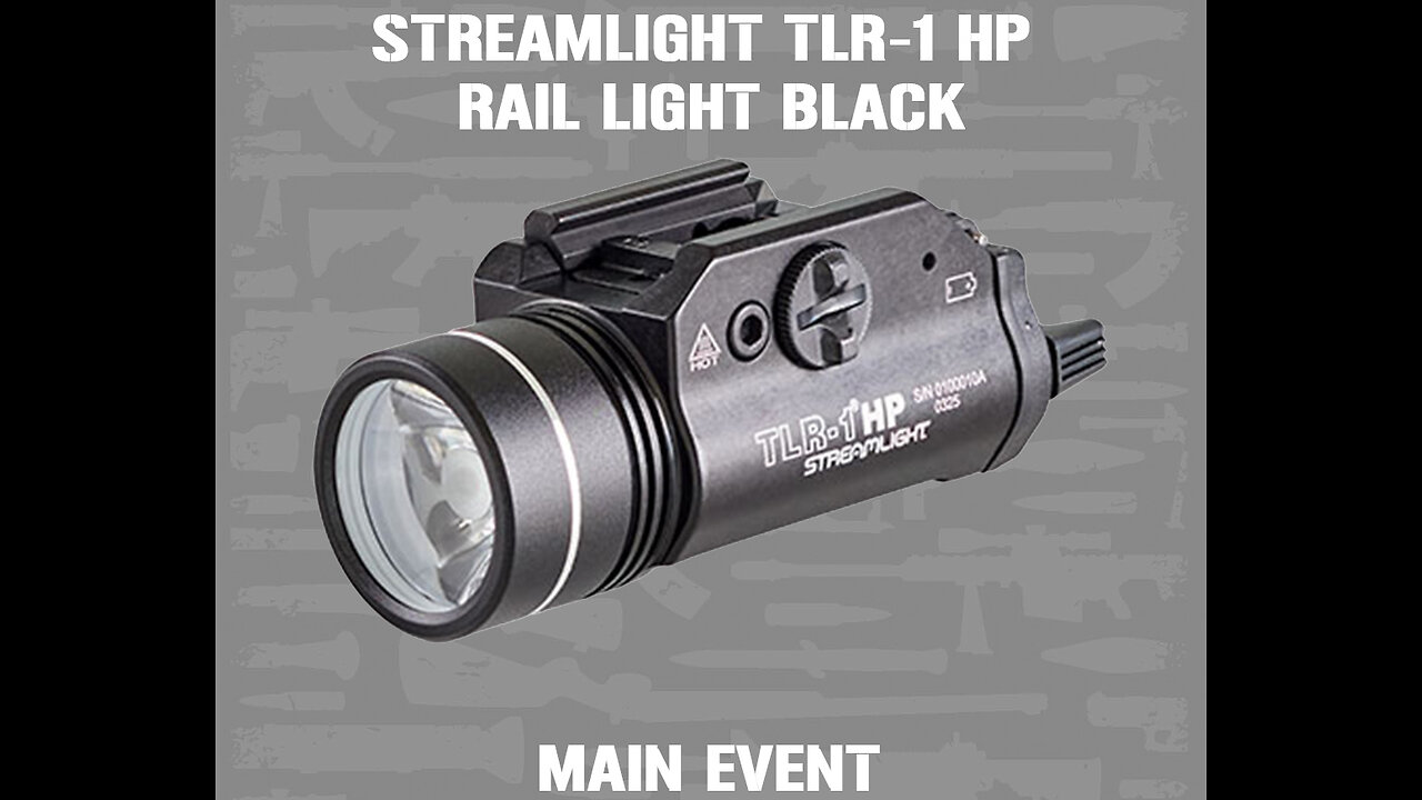 STREAMLIGHT TLR-1 HP RAIL LIGHT BLACK