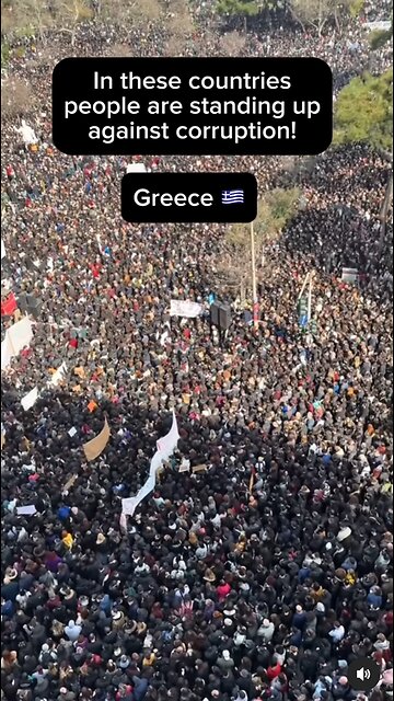 In these countries their standing up against corruption