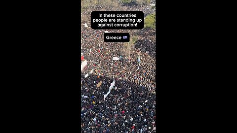 In these countries their standing up against corruption