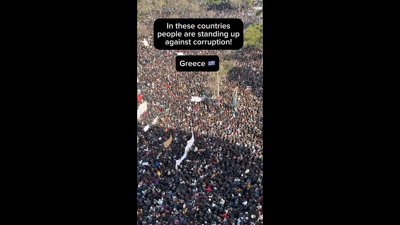 In these countries their standing up against corruption