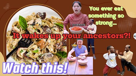 Bro Took One Bite and Saw His Ancestors 😭 #FufuChallenge