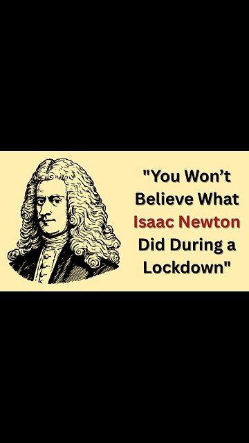 "You Won’t Believe What Isaac Newton Did During a Lockdown"