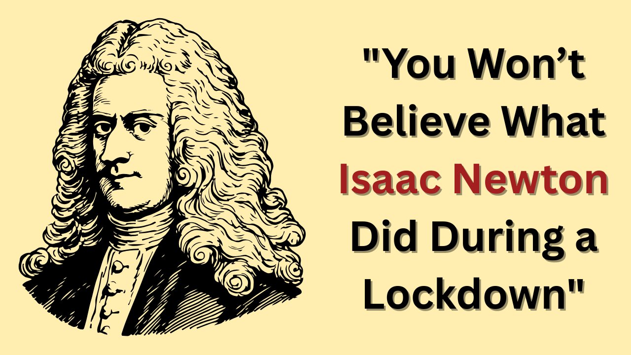 "You Won’t Believe What Isaac Newton Did During a Lockdown"
