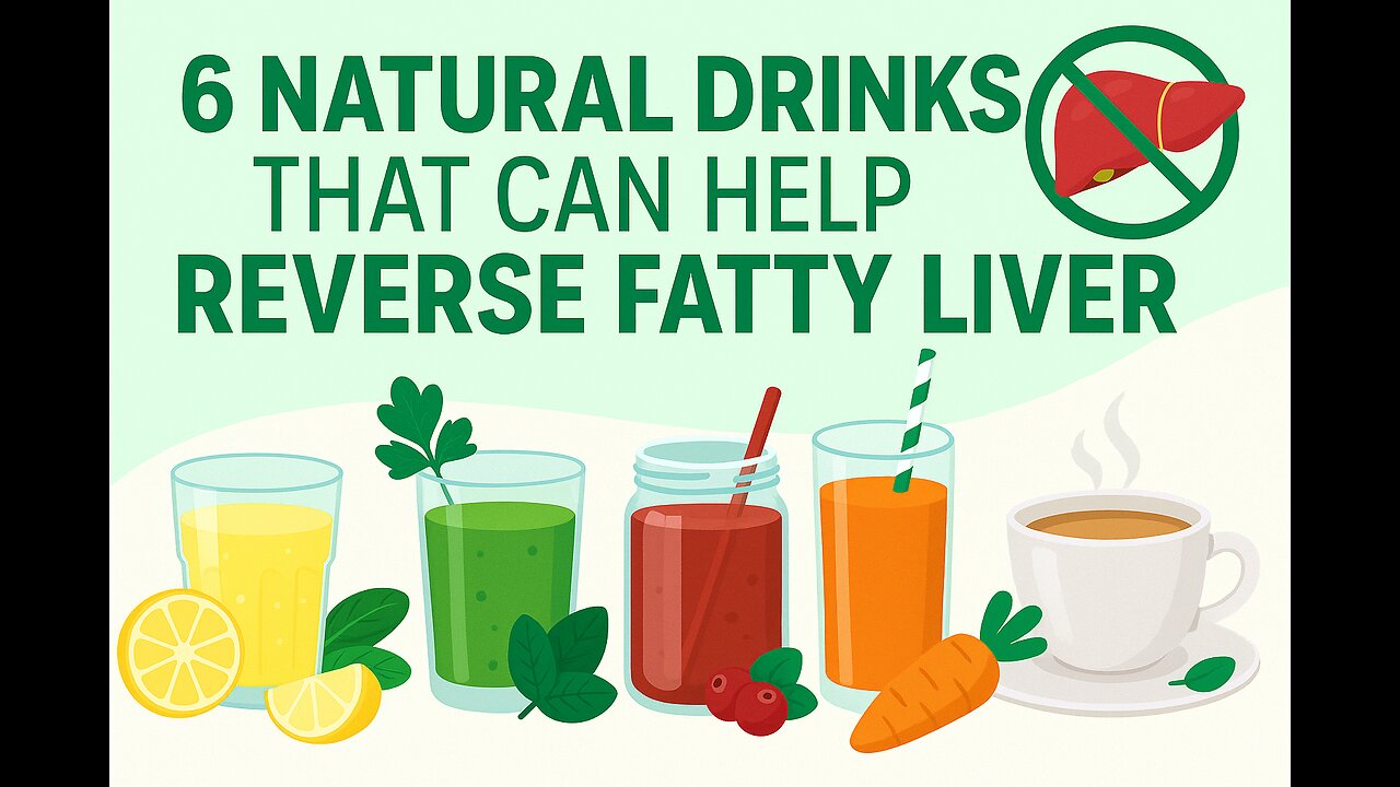 6 Natural Drinks That Can Help Reverse Fatty Liver
