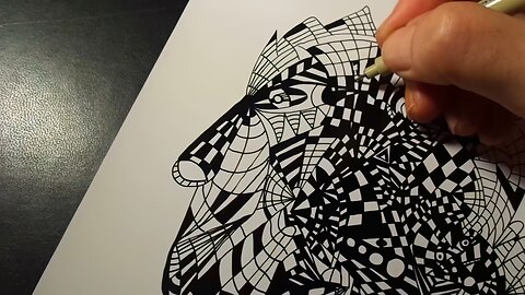 The Thinker drawing