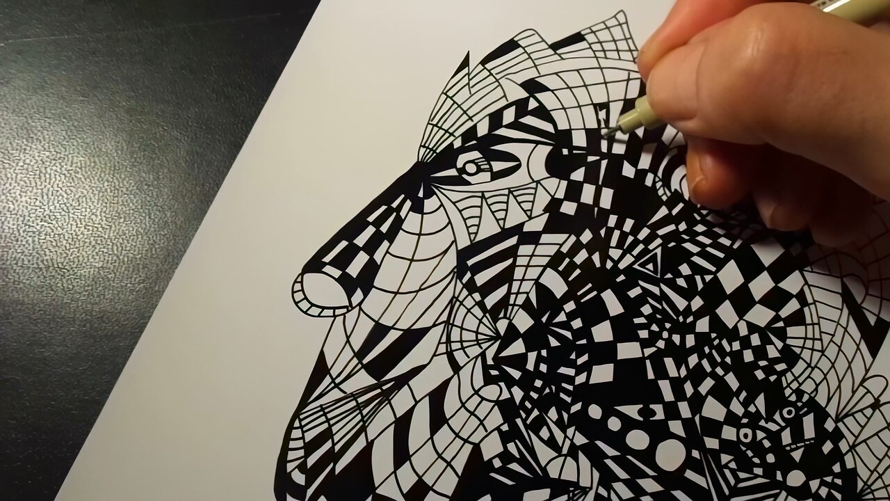 The Thinker drawing