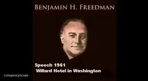 ex Jew Benjamin Freedman Speech on Jews 1961