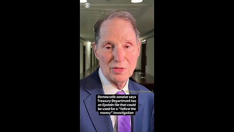 Senator Ron Wyden has revealed that a single Epstein-linked bank account moved nearly $1.1 billion