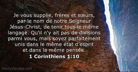 1 Corinthiens Chaptre 7 a 10