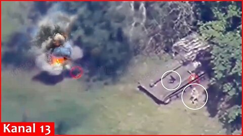 Artillery installations shelling Ukrainian army in Kursk are blown up along with crew members