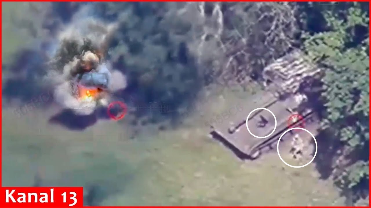 Artillery installations shelling Ukrainian army in Kursk are blown up along with crew members