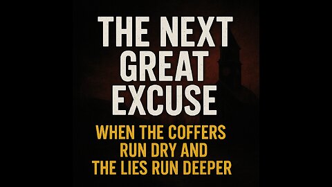 The Next Great Excuse: When the Coffers Run Dry and the Lies Run Deeper