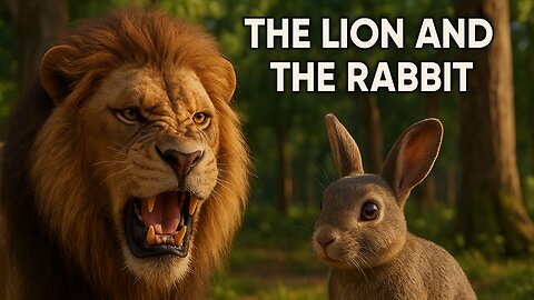 The Lion and the Clever Rabbit | Moral Story for All Ages | Animated Folktale
