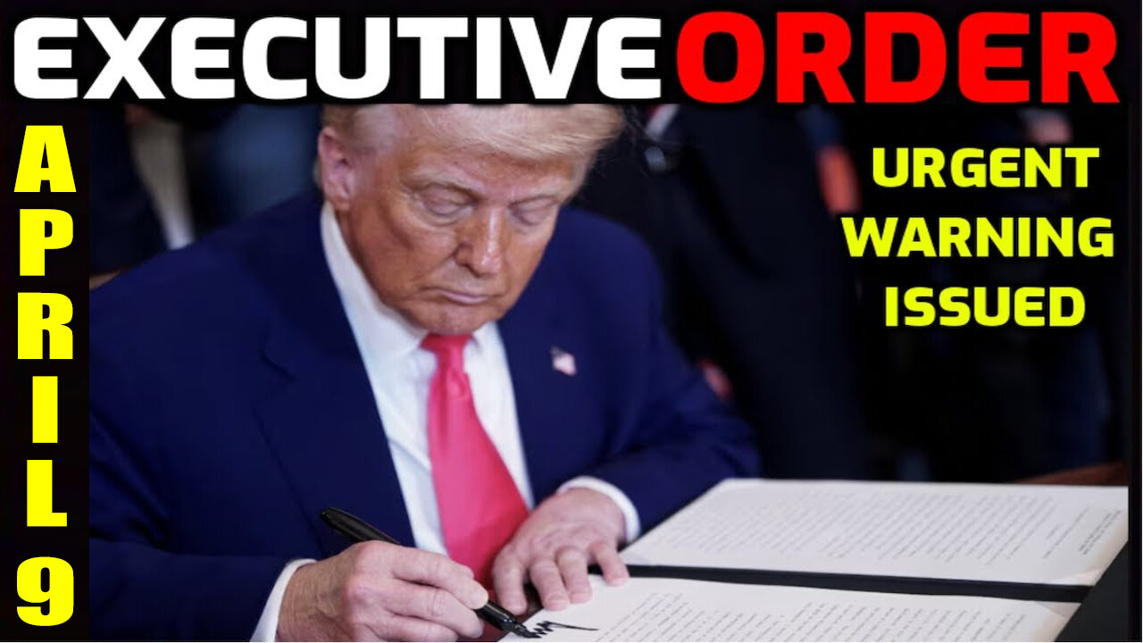 TONIGHT: Trump signs NEW Executive Orders & issues URGENT WARNING - Get Ready!